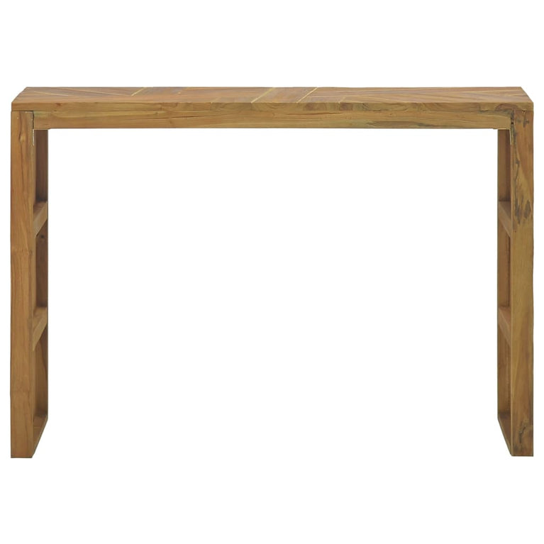 Wandtafel 110x35x75 cm massief teakhout