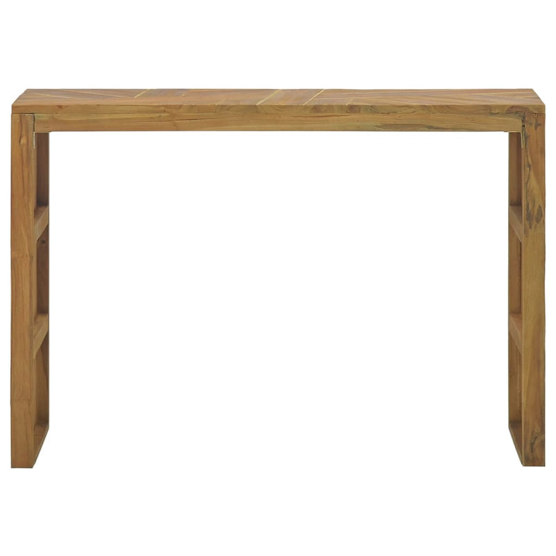 Wandtafel 110x35x75 cm massief teakhout