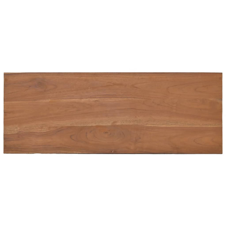 Wandtafel 80x30x80 cm massief teakhout