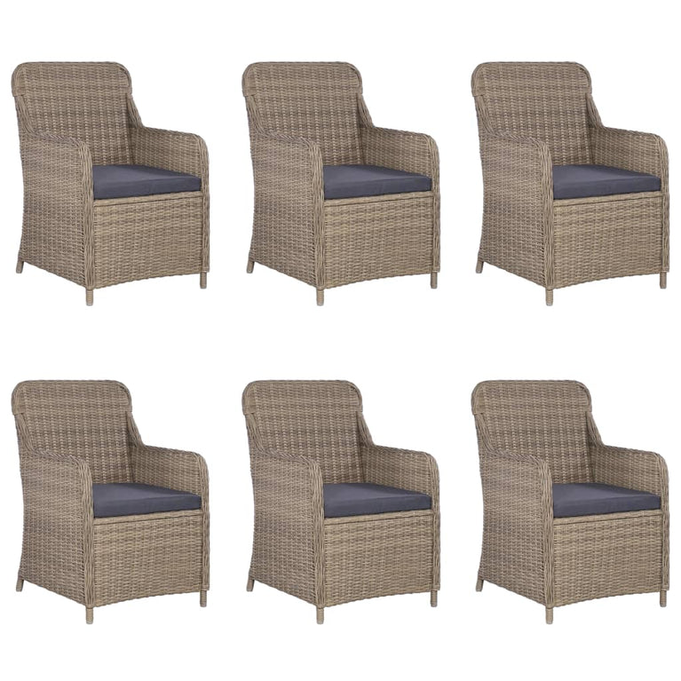 7-delige Tuinset bruin