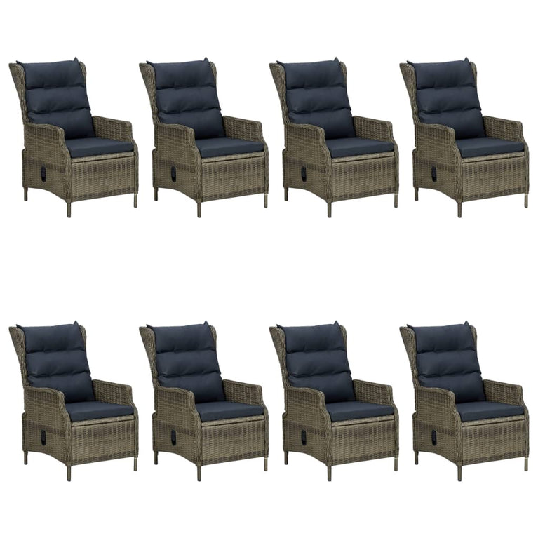 9-delige Tuinset bruin