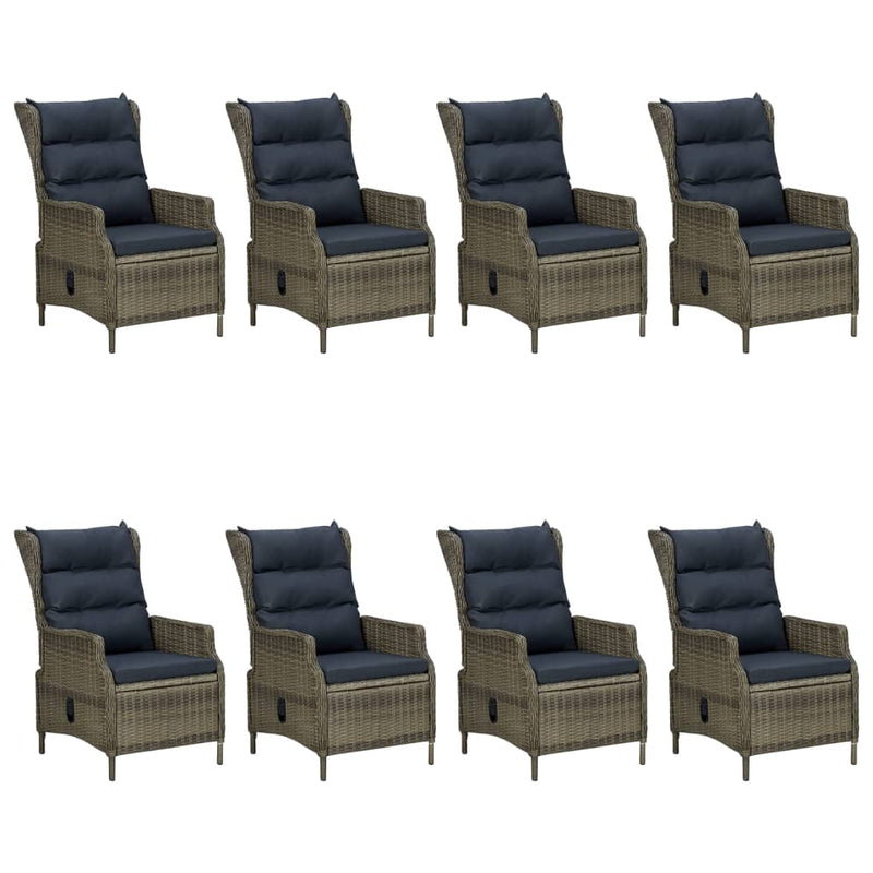 9-delige Tuinset bruin