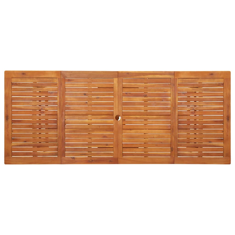 Tuintafel 220x90x75 cm massief acaciahout