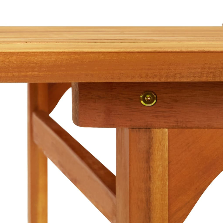 Tuintafel 220x90x75 cm massief acaciahout