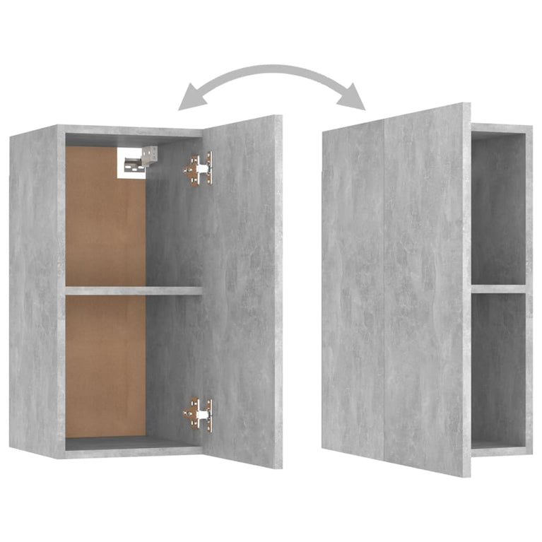 Tv-meubelen 2 st 30,5x30x60 cm spaanplaat betongrijs