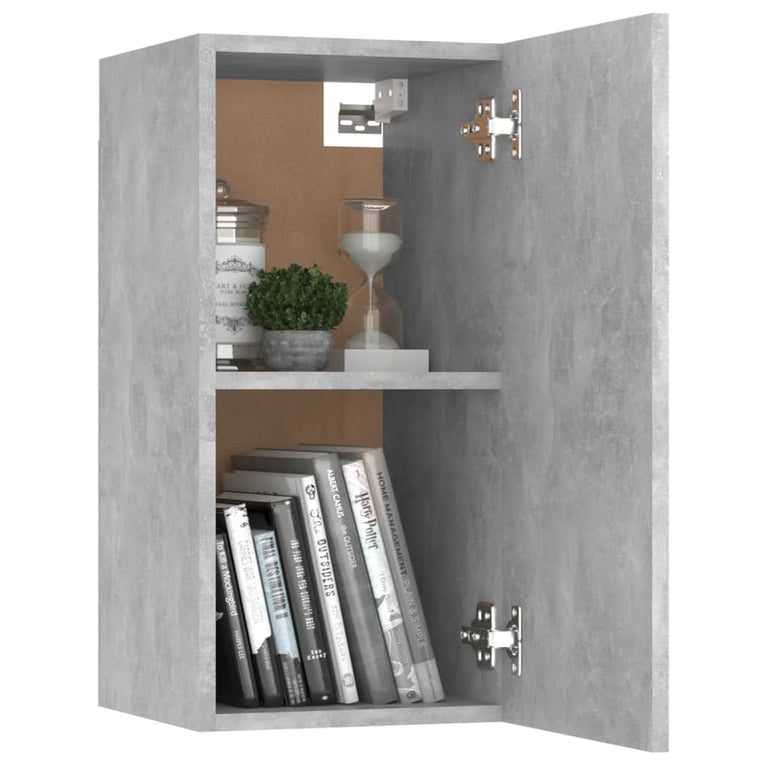 Tv-meubelen 2 st 30,5x30x60 cm spaanplaat betongrijs