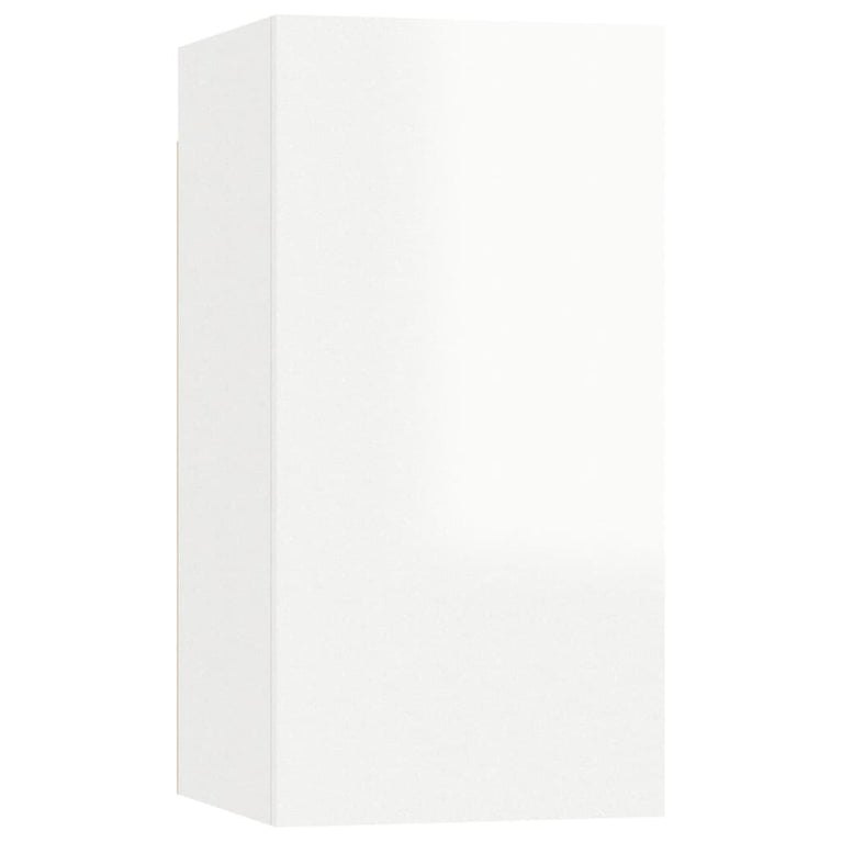 Tv-meubelen 2 st 30,5x30x60 cm bewerkt hout hoogglans wit