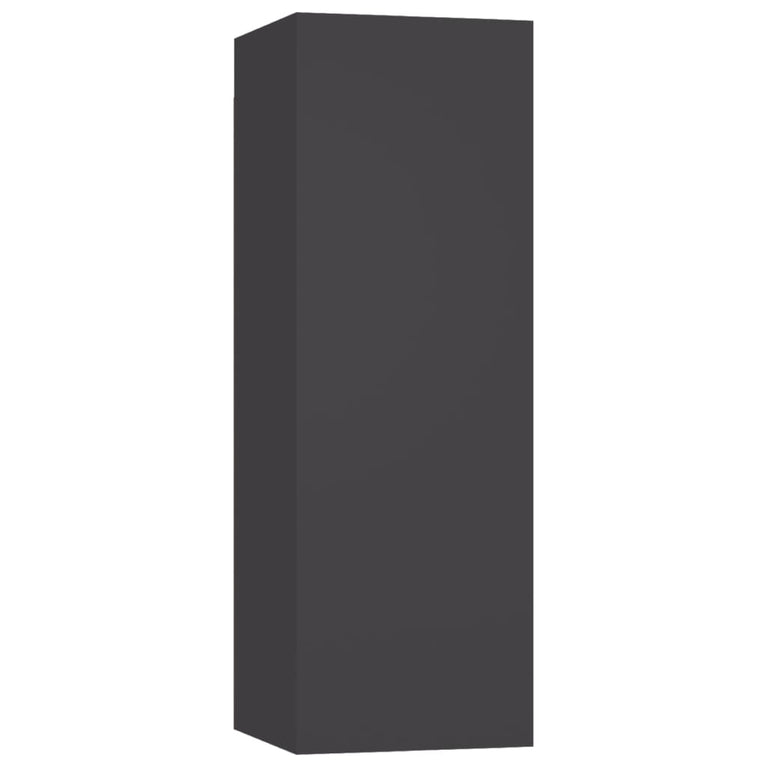 Tv-meubels 2 st 30,5x30x90 cm bewerkt hout grijs