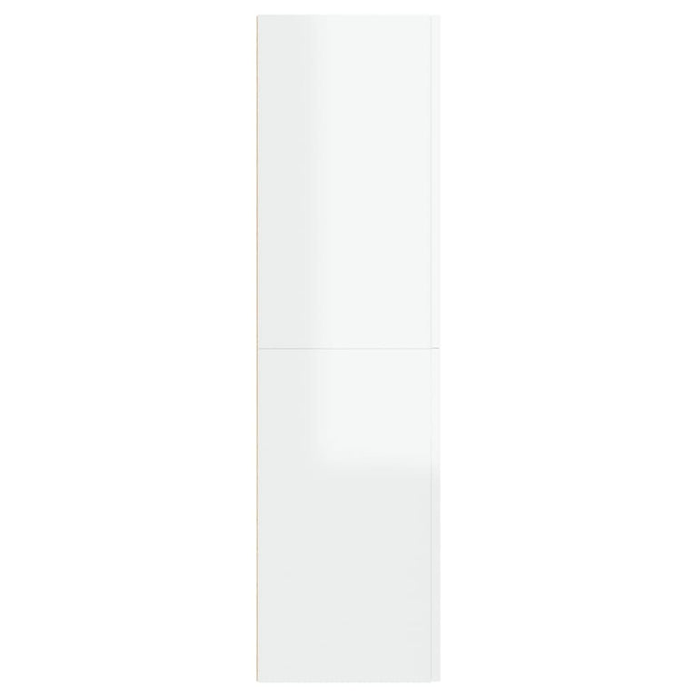 Tv-meubels 2 st 30,5x30x110 cm bewerkt hout hoogglans wit