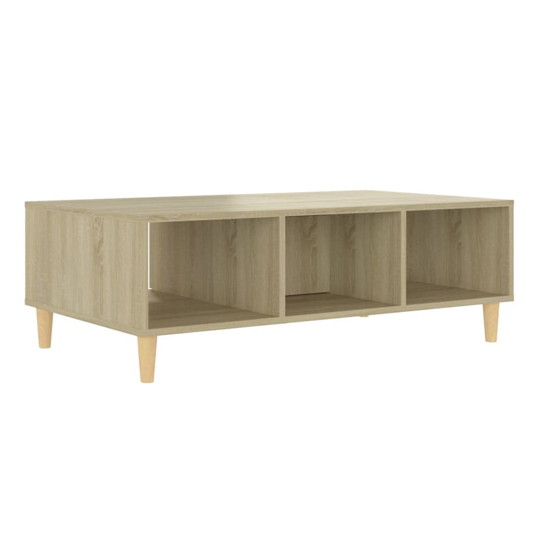 Salontafel 103,5x60x35 cm spaanplaat sonoma eikenkleurig