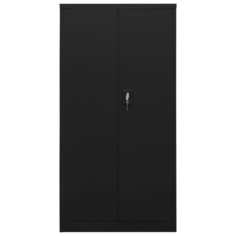 Lockerkast 90x40x180 cm staal zwart