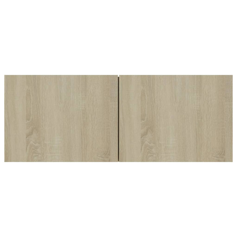 Tv-meubelen 4 st 80x30x30 cm spaanplaat sonoma eikenkleurig