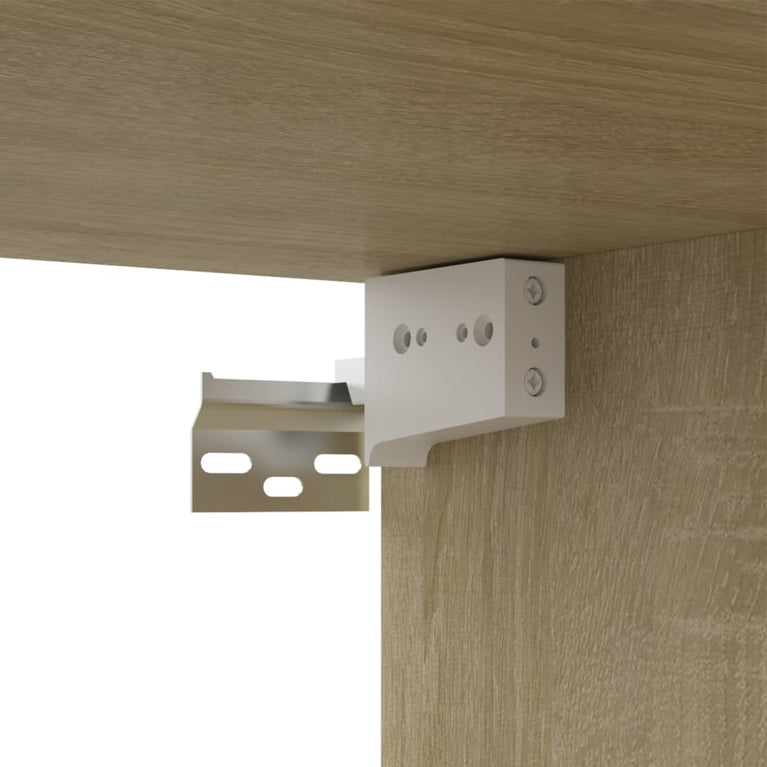 Tv-meubelen 4 st 80x30x30 cm spaanplaat sonoma eikenkleurig