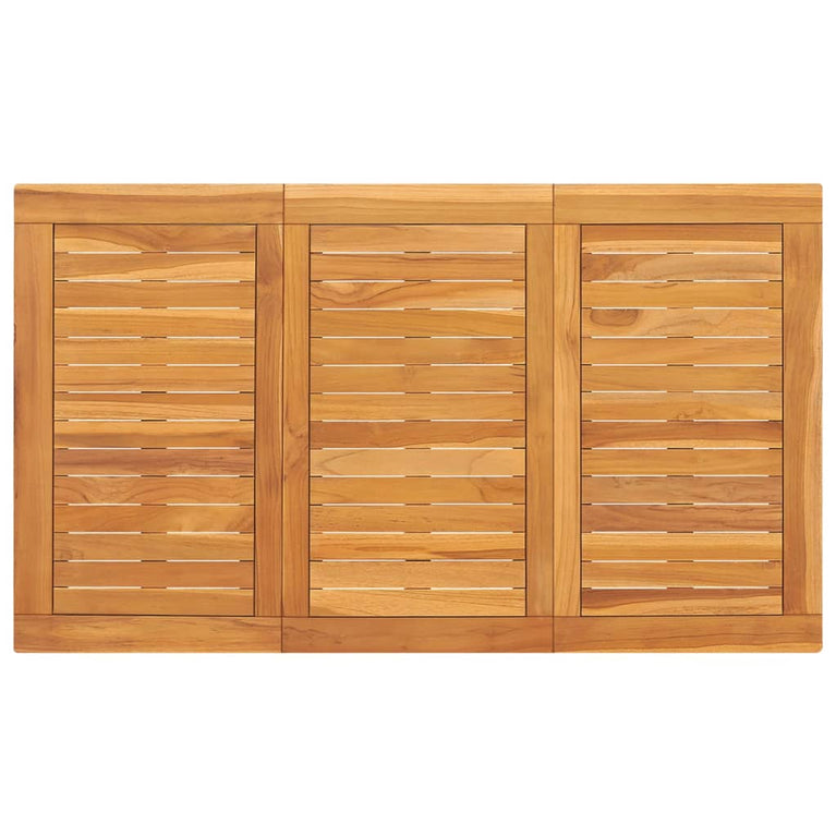 Tuintafel 120x70x77 cm massief teakhout