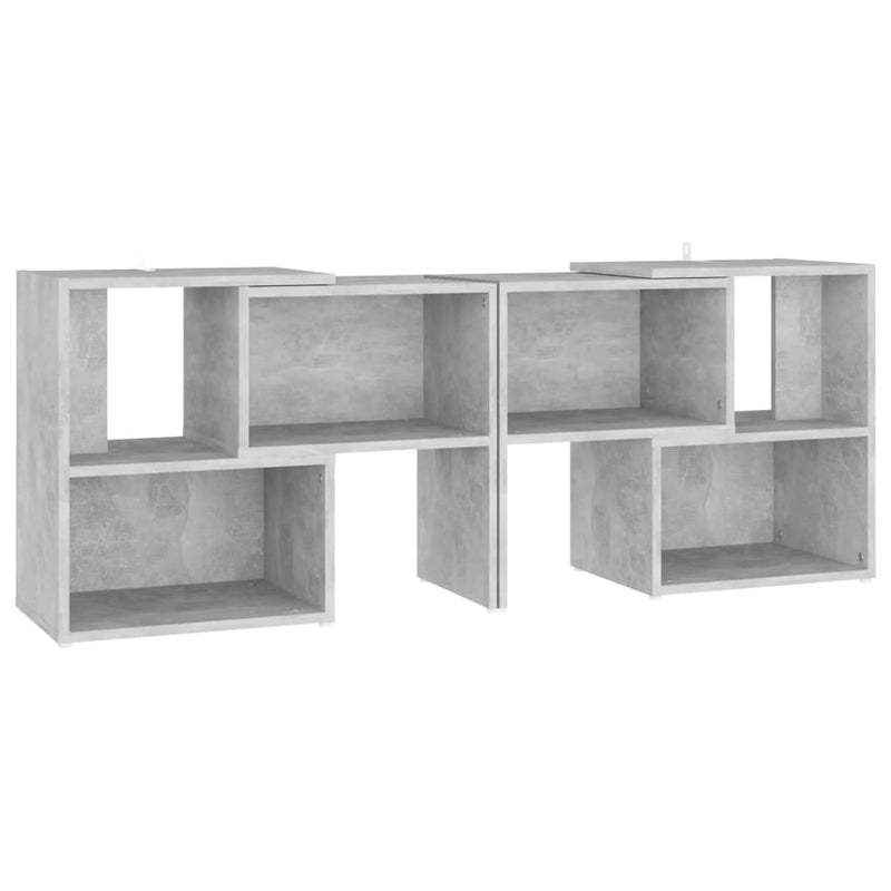 Tv-meubel meubel 104x30x52 cm bewerkt hout betongrijs