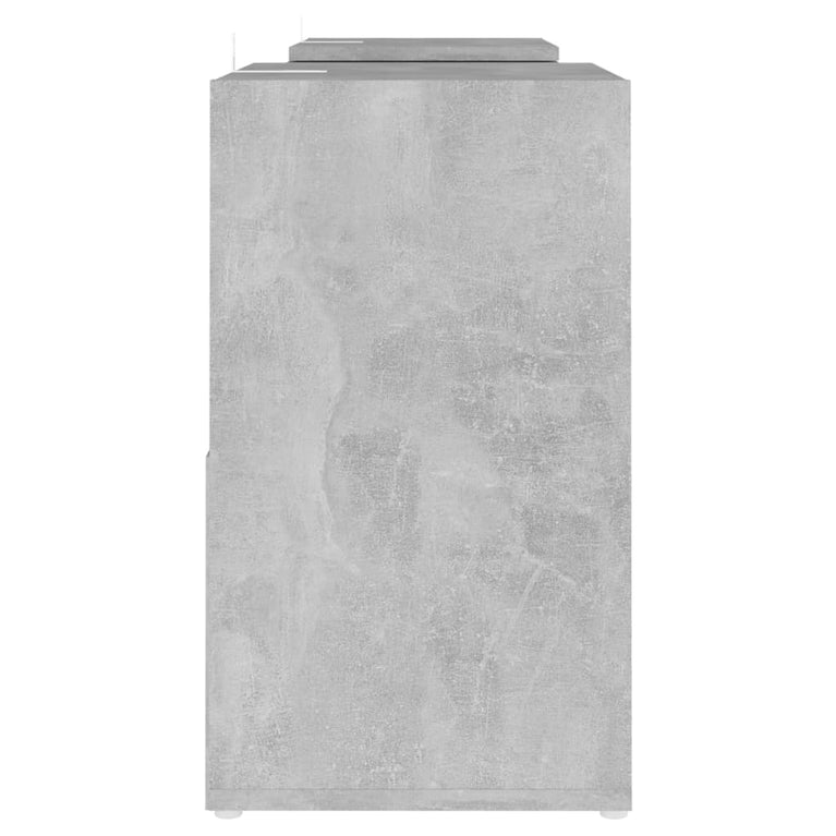 Tv-meubel meubel 104x30x52 cm bewerkt hout betongrijs