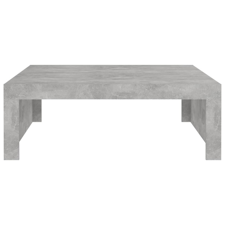 Salontafel 100x100x35 cm spaanplaat betongrijs