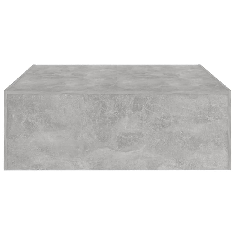 Salontafel 100x100x35 cm spaanplaat betongrijs