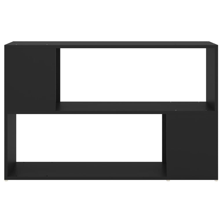 Boekenkast 100x24x63 cm spaanplaat zwart
