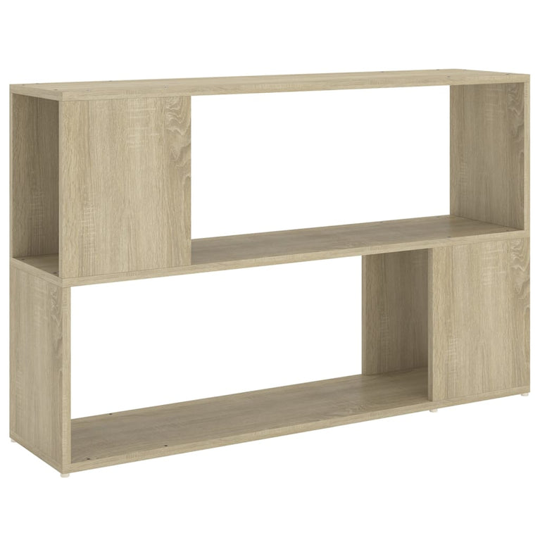 Boekenkast 100x24x63 cm spaanplaat sonoma eikenkleurig