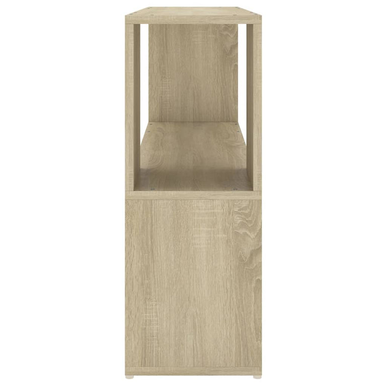 Boekenkast 100x24x63 cm spaanplaat sonoma eikenkleurig