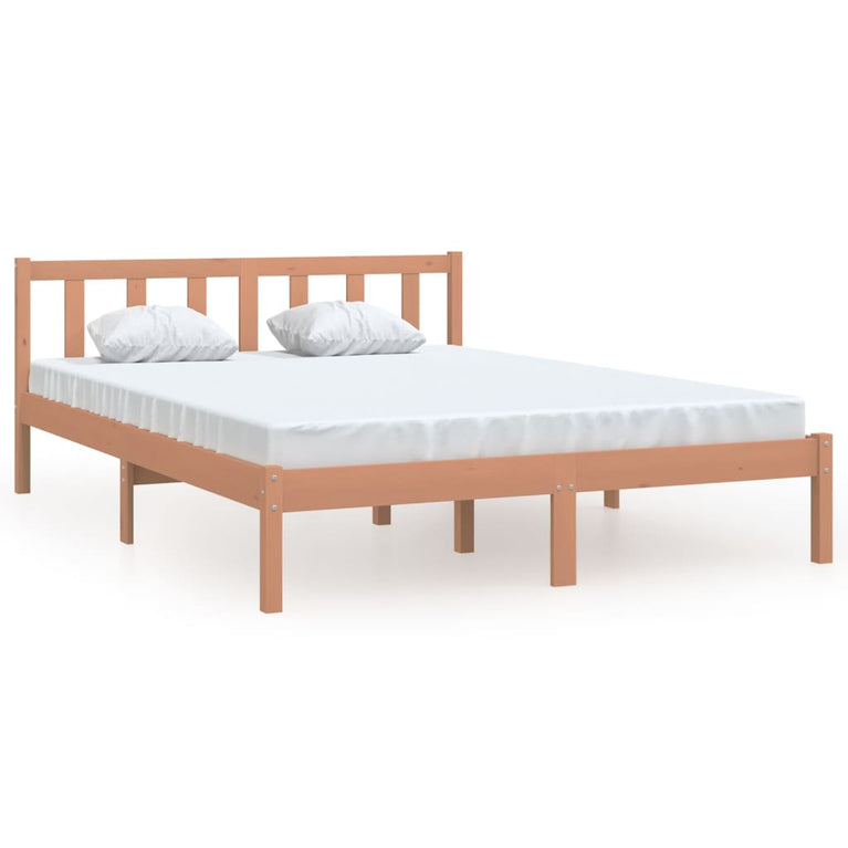 Bedframe grenenhout honingbruin 120x190 cm