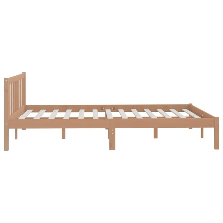 Bedframe grenenhout honingbruin 120x190 cm