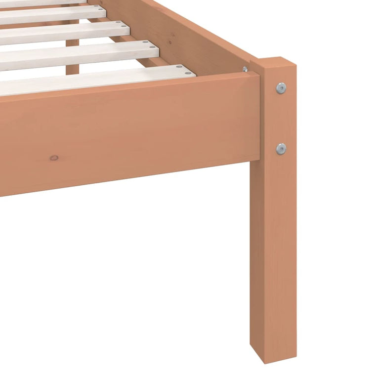 Bedframe grenenhout honingbruin 120x190 cm