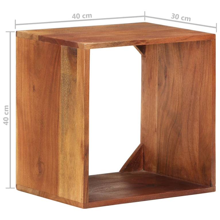 Wandschap 40x30x40 cm massief acaciahout