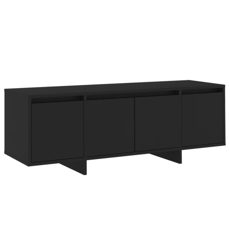 Tv-meubel 120x30x40,5 cm spaanplaat zwart