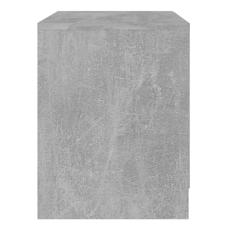 Nachtkastjes 2 st 45x34,5x44,5 cm spaanplaat betongrijs