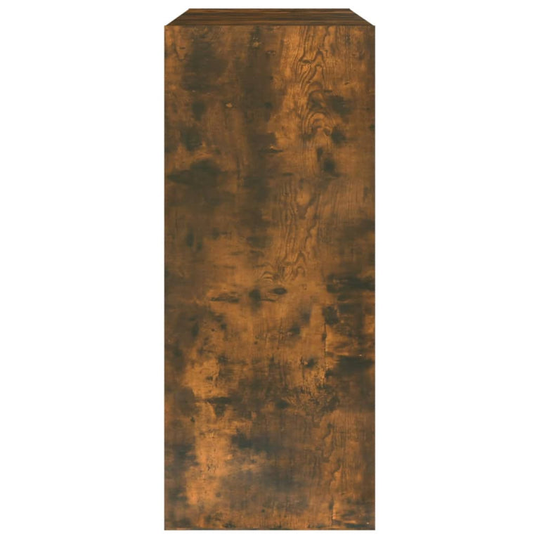 Boekenkast/kamerscherm 80x30x72 cm gerookt eikenkleurig