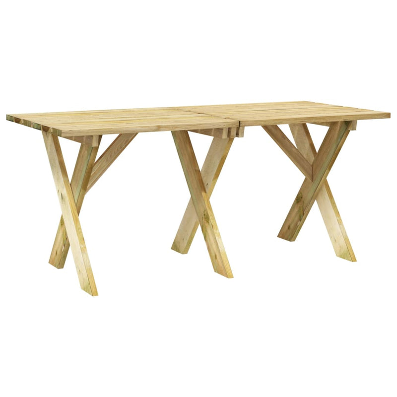 Tuintafel 160x73x70 cm geïmpregneerd grenenhout