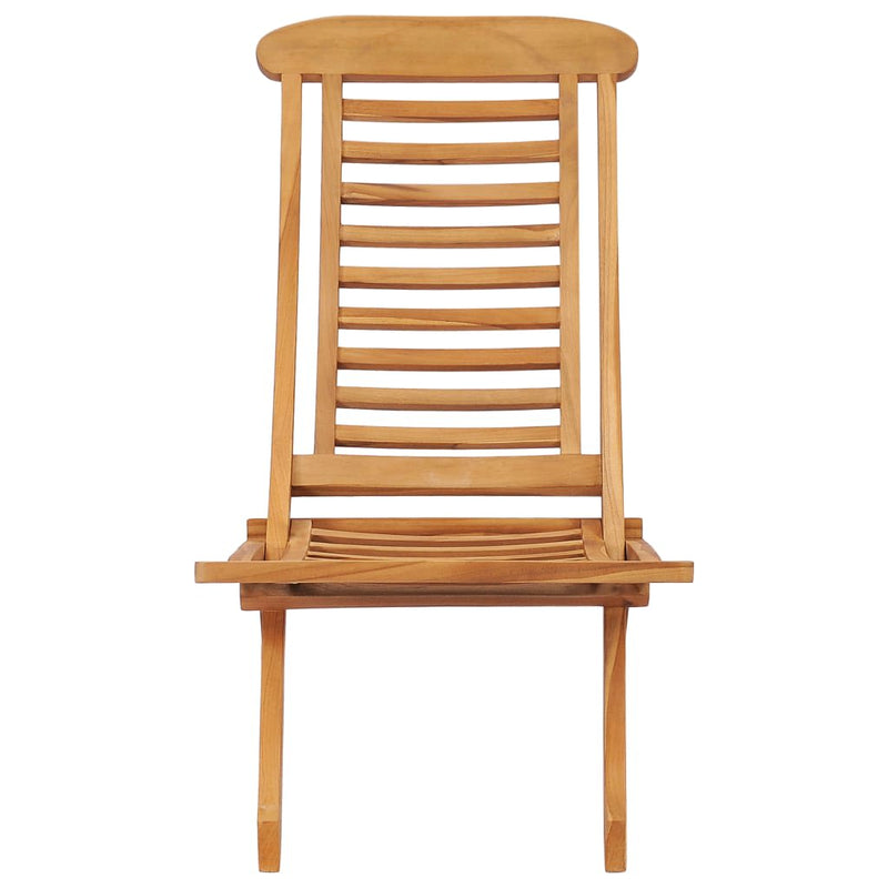 Tuinstoel inklapbaar 50x90x69 cm massief teakhout