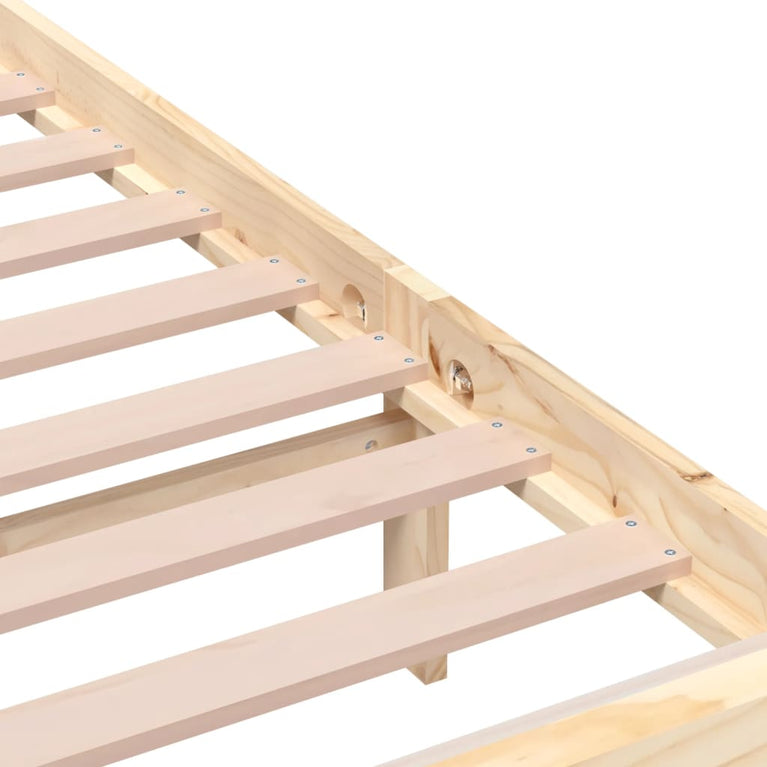 Bedframe massief hout 100x200 cm