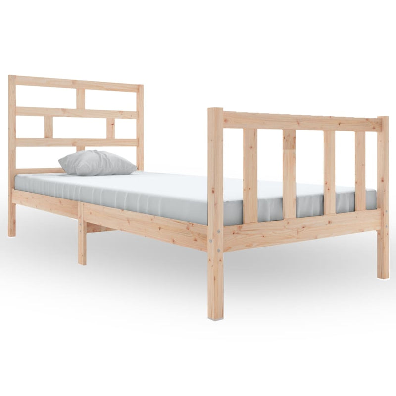 Bedframe massief grenenhout 100x200 cm