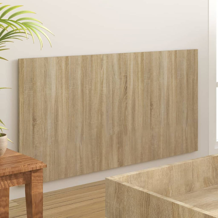 Hoofdbord 160x1,5x80 cm bewerkt hout sonoma eikenkleurig
