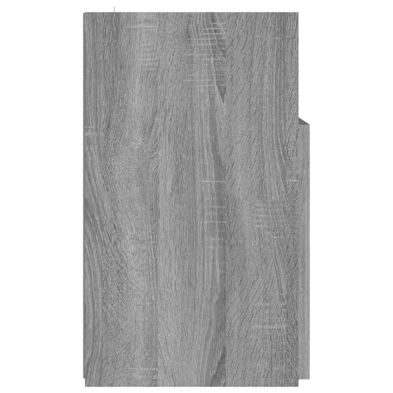 Tv-meubel met LED-verlichting 120x30x50 cm grijs sonoma eiken