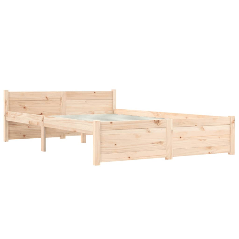 Bedframe massief hout 120x190 cm