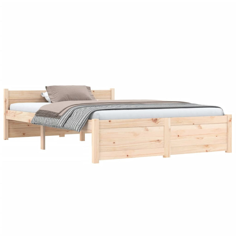 Bedframe massief hout 120x190 cm