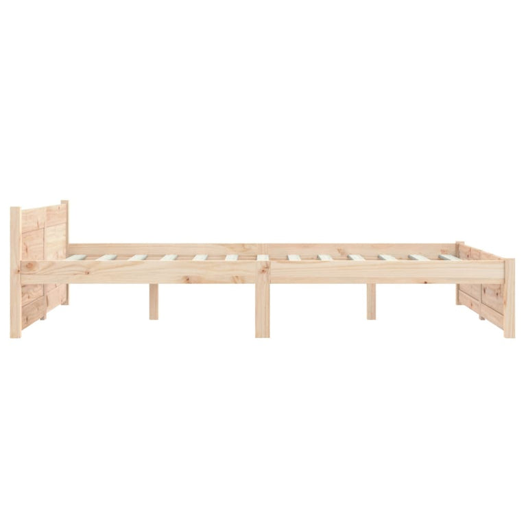 Bedframe massief hout 120x190 cm
