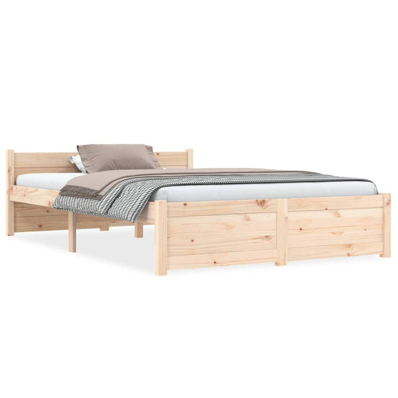 Bedframe massief hout 120x190 cm