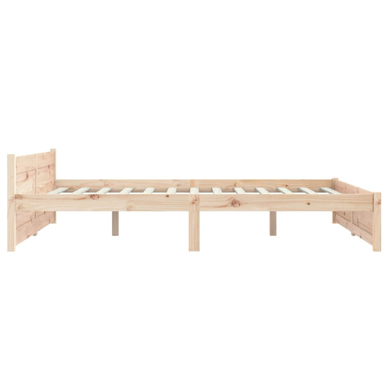 Bedframe massief hout 140x190 cm