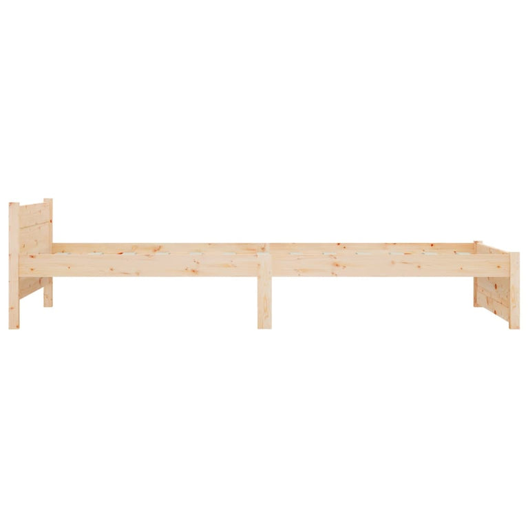 Bedframe massief hout 90x200 cm