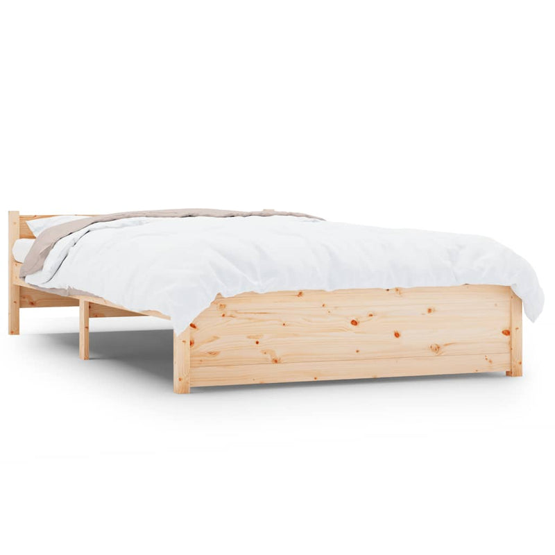 Bedframe massief hout 140x200 cm