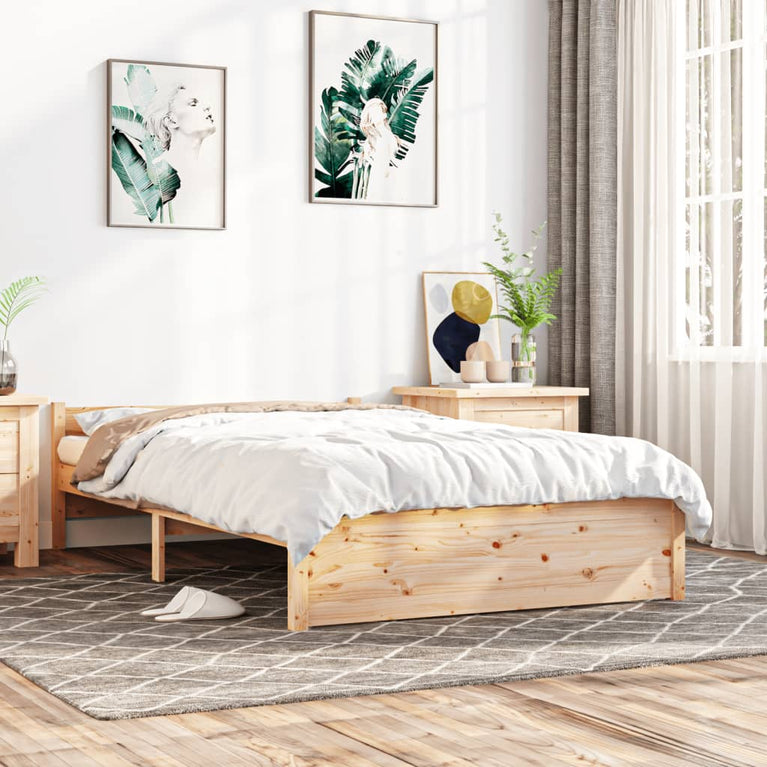 Bedframe massief hout 140x200 cm