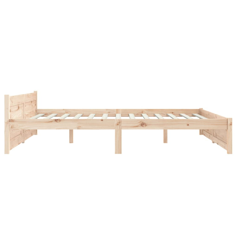 Bedframe massief hout 150x200 cm