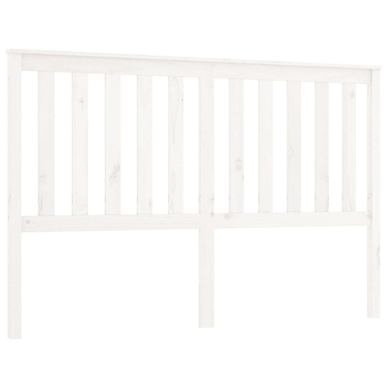 Hoofdbord 166x6x101 cm massief grenenhout wit