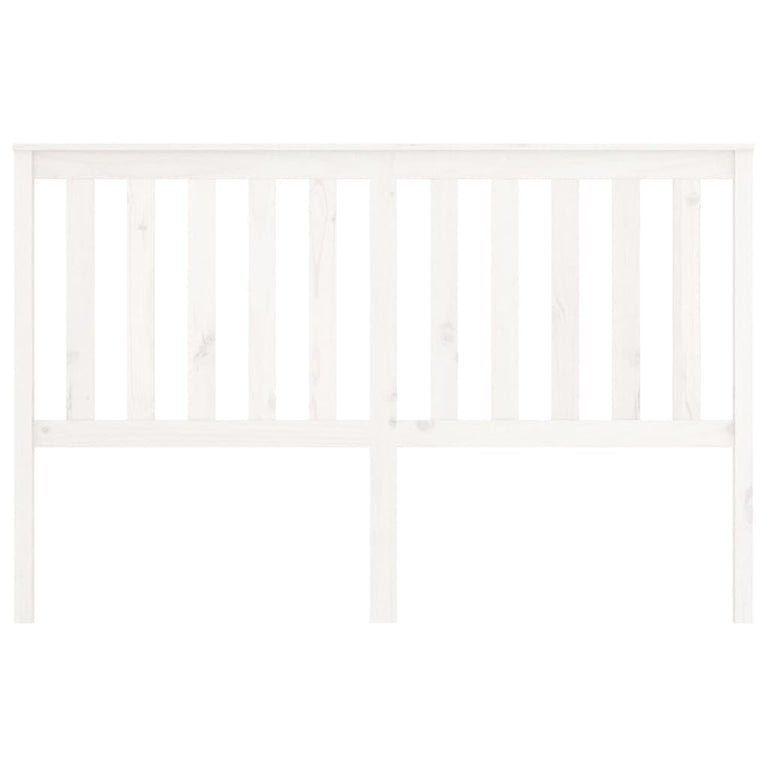 Hoofdbord 166x6x101 cm massief grenenhout wit