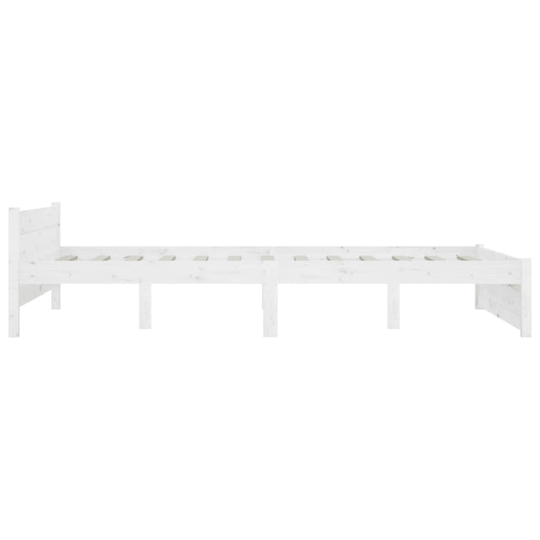Bedframe met lades wit 135x190 cm